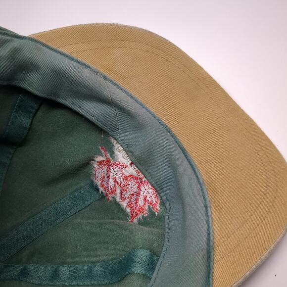 Vancouver Canada Slideback Hat Green Large Embroidered Colorblock - Picture 9 of 11